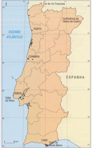 Quais são as fronteiras de Portugal?